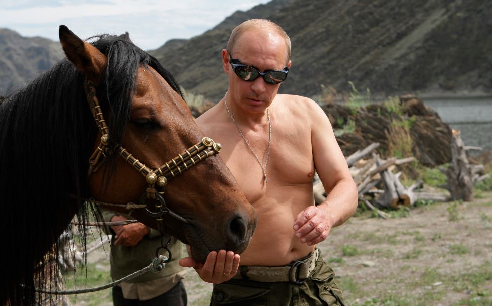 Putin y los animales